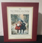 Optimago Hand Cut Wooden Jigsaw Puzzle 320 Pieces "two Children On Swing". Fixed Price $25.00.