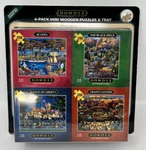 Dowdle National Parks And American Cities 4-PACK Mini Wooden Puzzle 250 Tray Set. Fixed Price $49.99.