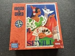 Mega Puzzles Around The World Spain Seville 1000 Pieces Jigsaw. Fixed Price $10.00.
