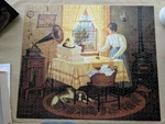 Mb Puzzle Charles Wysocki "getting Things Ironed Out With Caruso" **rare**. Fixed Price $40.00.