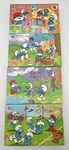 (4) 1988 Smurf 100 Pc Puzzles 11" X 16" Wallace Berrie Milton Bradley New Sealed. Fixed Price $60.20.