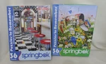 Lot Of 2 Springbok Puzzles Remember Brain Exercise Xl 36 Piece Malt Shop/bird. Fixed Price $12.99.