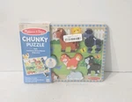 Melissa & Doug Pets Wooden Chunky Puzzle - Defect. Fixed Price $13.99.