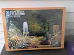 F.x. Schmid 5000 Piece - Jigsaw Puzzle, "gothic Garden" 62" 42", New. Fixed Price $29.99.