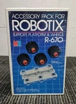 Milton Bradley R-670 Accessory Pack Robotix Support Platform & Wheels. Fixed Price $24.99.
