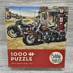 Cobble Hill Two For The Road 1000 Piece Motorcycle Jigsaw Puzzle New Sealed. Fixed Price $14.39.
