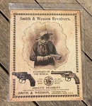 Smith Wesson Revolvers Standard Of The World Metal Poster Tin Sign Rustic. Fixed Price $14.00.