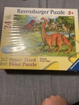New Sealed Ravensburger "dinosaur Pals" 24PC Super Sized Floor Puzzle Ages 3+. Fixed Price $12.99.