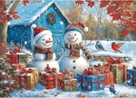 Christmas Winter Snowman Fun 1000 Piece Puzzle Sealed New Fast Free Shipping. Fixed Price $22.88.
