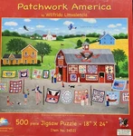 Sunsout Patchwork America Quilts July Forth 4TH 500 Pc. Puzzle 18X24 Brand New. Fixed Price $29.99.