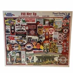 New White Mountain Puzzle Fill Her Up Gas Station Service Pump 1,000 Pc. 2014. Fixed Price $54.00.