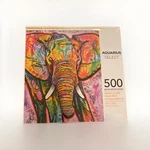 Aquarius Select Dean Russo Elephant 500-PIECE 16X20 Jigsaw Puzzle-sealed!. Fixed Price $14.99.