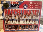 Vintage Usa Basketball 300 Piece Puzzle 1992 Olympic Dream Team Golden Sealed. Fixed Price $20.00.