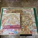 Vtg 1984 Springbok Hallmark Jigsaw Jamboree Puzzle 1000 Pieces Complete. Fixed Price $34.99.