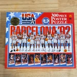 Golden 300 Piece Poster Puzzle Usa Basketball Barcelona '92 Olympic Team 1992. Fixed Price $20.00.