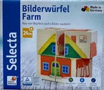 Selecta Games Puzzle Picture Cube Farm Wooden Toy Toddler 62052 New. Fixed Price $29.64.