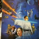 1997 Milton Bradley Star Wars Scene New Hope 221 Piece Mural Puzzle Vintage. Fixed Price $11.00.