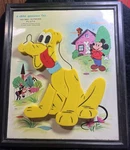 Vintage 64 Child Guidance Toy Walt Disney Productions Pluto Magnetic Puzzle 962. Fixed Price $19.99.