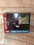 2015 Springbok 500 Pc Jigsaw Puzzle Gifts From Santa New. Fixed Price $13.49.