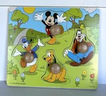 Melissa & Doug Disney Mickey Mouse And Friends Jumbo Knob Wooden Puzzle. Fixed Price $8.99.