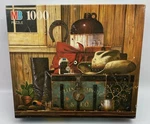 New Charles Wysocki Americana Traveling Cowboy Boots Wells Fargo 1000PC Puzzle. Fixed Price $22.95.