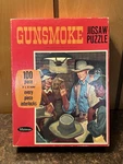 Vintage Gunsmoke 100 Piece Jigsaw Puzzle Whitman 1969 Complete 14X18 4609. Fixed Price $21.99.