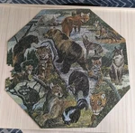 Carnivorous Animals Of North America Springbok Jigsaw Puzzle 1971 Octogon Okta. Fixed Price $34.99.