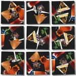Cocktails B. Dazzle Scramble Squares 9 Piece Puzzle. Fixed Price $20.00.