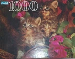 1000 Piece Puzzle Kittens Playing 073000047108 Guild 4710-17. Fixed Price $45.99.