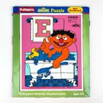Vintage 70S Ernie Bathtub Playskool Sesame Street Frame Tray Woodboard Puzzle. Fixed Price $20.00.