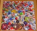 Glass Marbles ... Vintage Springbok 500 Piece Puzzle PZL2436 Assembled. Fixed Price $23.00.