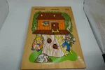 Vintage 70'S Fisher Price Wooden Puzzles #518 Treehouse. Fixed Price $28.00.