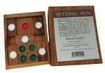 Mandala Box Company Setting Sun Puzzle Game All Walnut Wood 1996 Open Complete. Fixed Price $35.88.