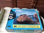 Whitman Crown #720 Vtg Jigsaw Puzzle 1000 Pc Ladrum Bay Devonshire Uk 29 X 22. Fixed Price $8.00.