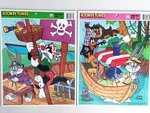 1990 Vintage 2 Looney Tunes Frame Tray Puzzles Bugs Bunny Tweety Sylvester. Fixed Price $33.95.