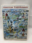 White Mountain 1000 Piece Jigsaw Puzzle American Lighthouses 1997 Vtg New Sealed. Fixed Price $12.99.