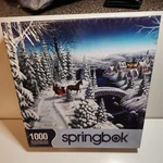 Sleigh Ride 1000 Piece Interlocking Jigsaw Puzzle By Springbok Family Nip New. Fixed Price $15.00.