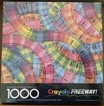 Vtg Springbok Jigsaw Puzzle 1000 Pc Crayola Freeway 1986 Hallmark Cards Nib. Fixed Price $60.00.