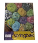 Springbok Colorful Yarn 500PC Jigsaw Puzzle Made Usa 20 X Sealed. Fixed Price $6.48.