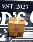 Vintage 1940 Wooden Block Cube Game Brain Teaser 2.5 X. Fixed Price $10.00.
