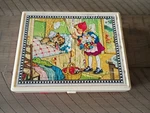 Hermann Eichhorn Wooden Fairy Tales Puzzle Blocks In Case Made Germany Vtg. Fixed Price $18.50.