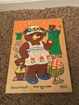 Vintage Fisher Price Bear And Cubs 506 Wooden Puzzle 10 Pieces. Fixed Price $19.99.