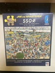 Departure Hall By Jan Van Haasteren 550 Piece Cartoon Capers Jigsaw Puzzle Ceaco. Fixed Price $23.00.