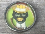 Vtg Pocket Dexterity Puzzle Toy E.1900'S Man W Hat. Fixed Price $59.95.