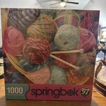 Springbok Jigsaw Puzzle Knit Fit Colorful Balls Of Yarn 1000 Pcs New! Sealed. Fixed Price $12.29.