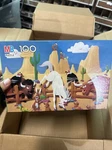 Paper Capers 100 Pc Puzzle 3-D Farm With Wild Animals Vtg 1993 Mb. Fixed Price $29.99.