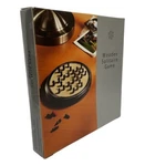 Wooden Solitaire Game Peg Puzzle Single Player Strategy Travel New Open Box. Fixed Price $11.99.