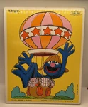 Vintage Playskool 315-21 Grover 10 Piece Sesame Street Wood Muppets Puzzle 1979. Fixed Price $8.50.
