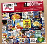 Karmin Ki 1000 Jigsaw Puzzle Vintage Kellogg's Rice Krispies Snap Crackle Pop. Fixed Price $14.88.