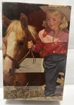 Vintage Tuco Mini Puzzle Blonde Cowgirl With Horse Complete Rare Htf Fast Ship. Fixed Price $9.99.